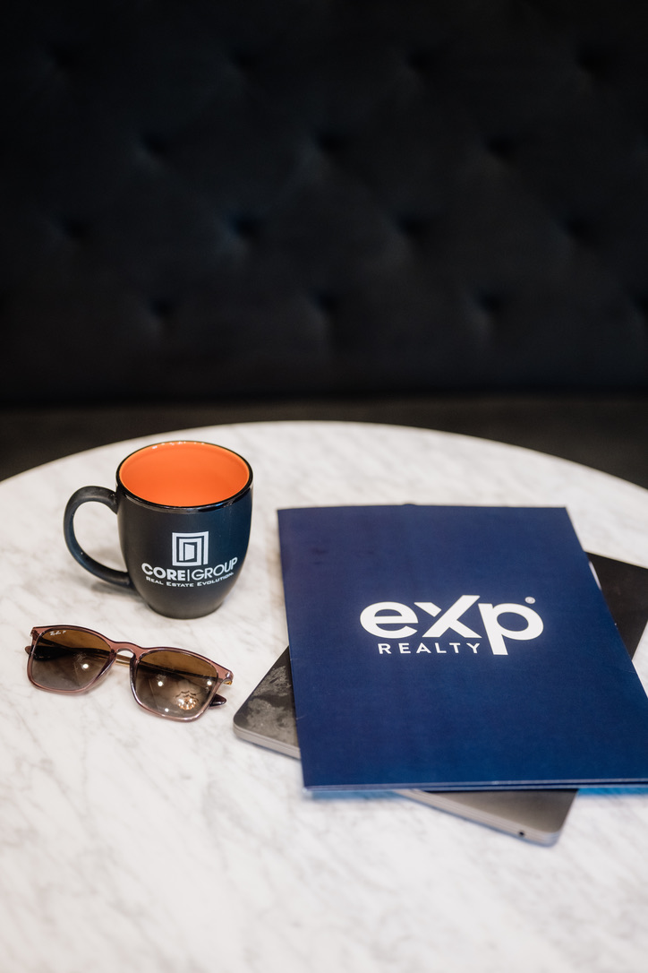 Core Group and eXp Realty branding